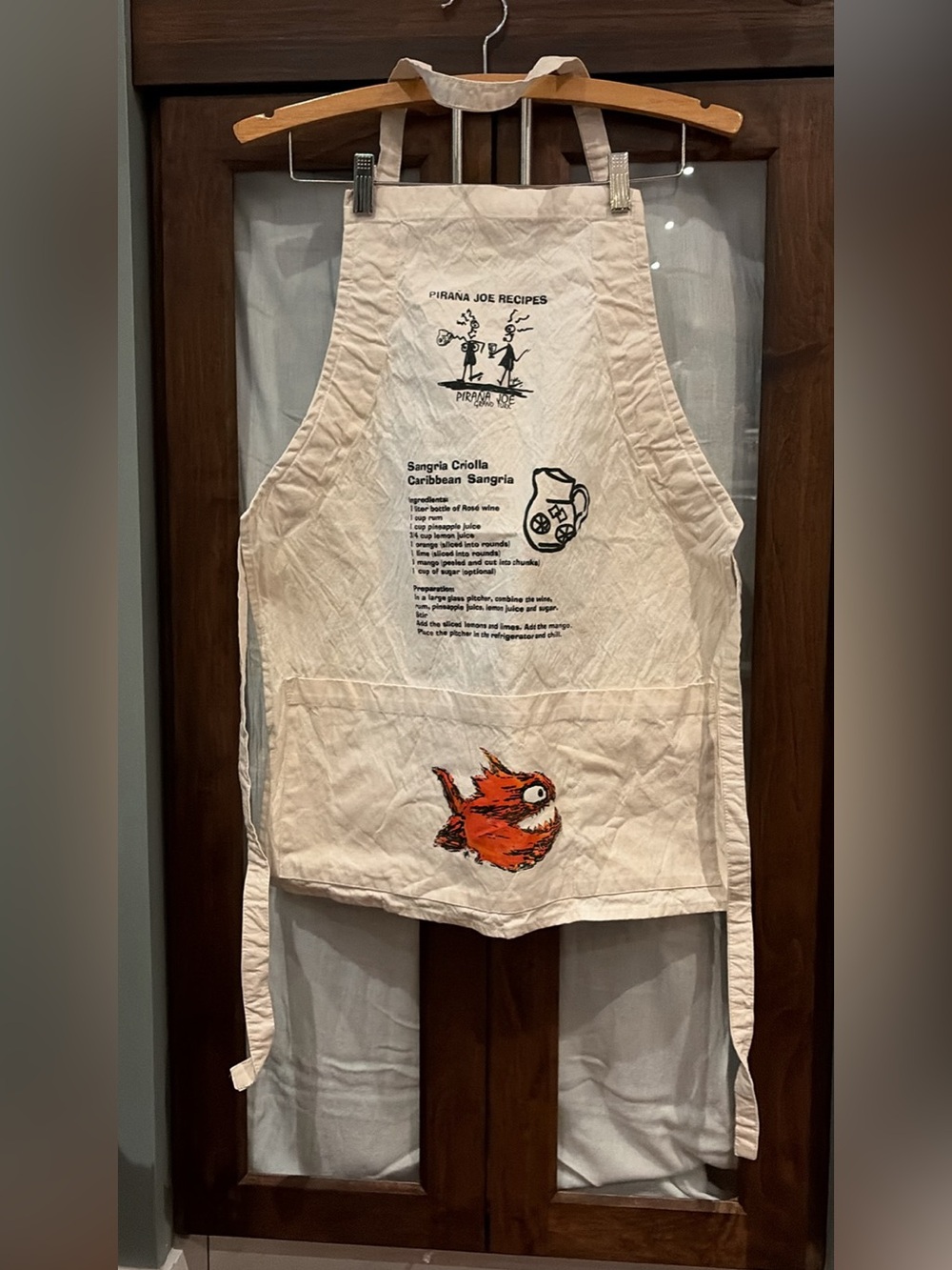 Piraña Joe Caribbean Sangria Recipe Apron